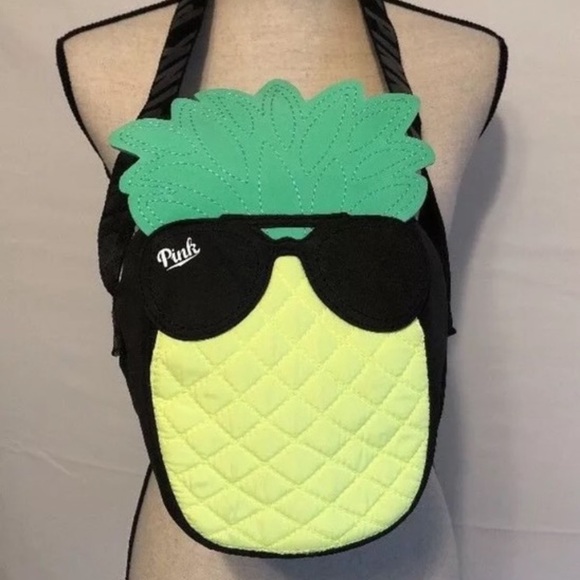 PINK Victoria's Secret Handbags - Victoria’s Secret pineapple cooler bag